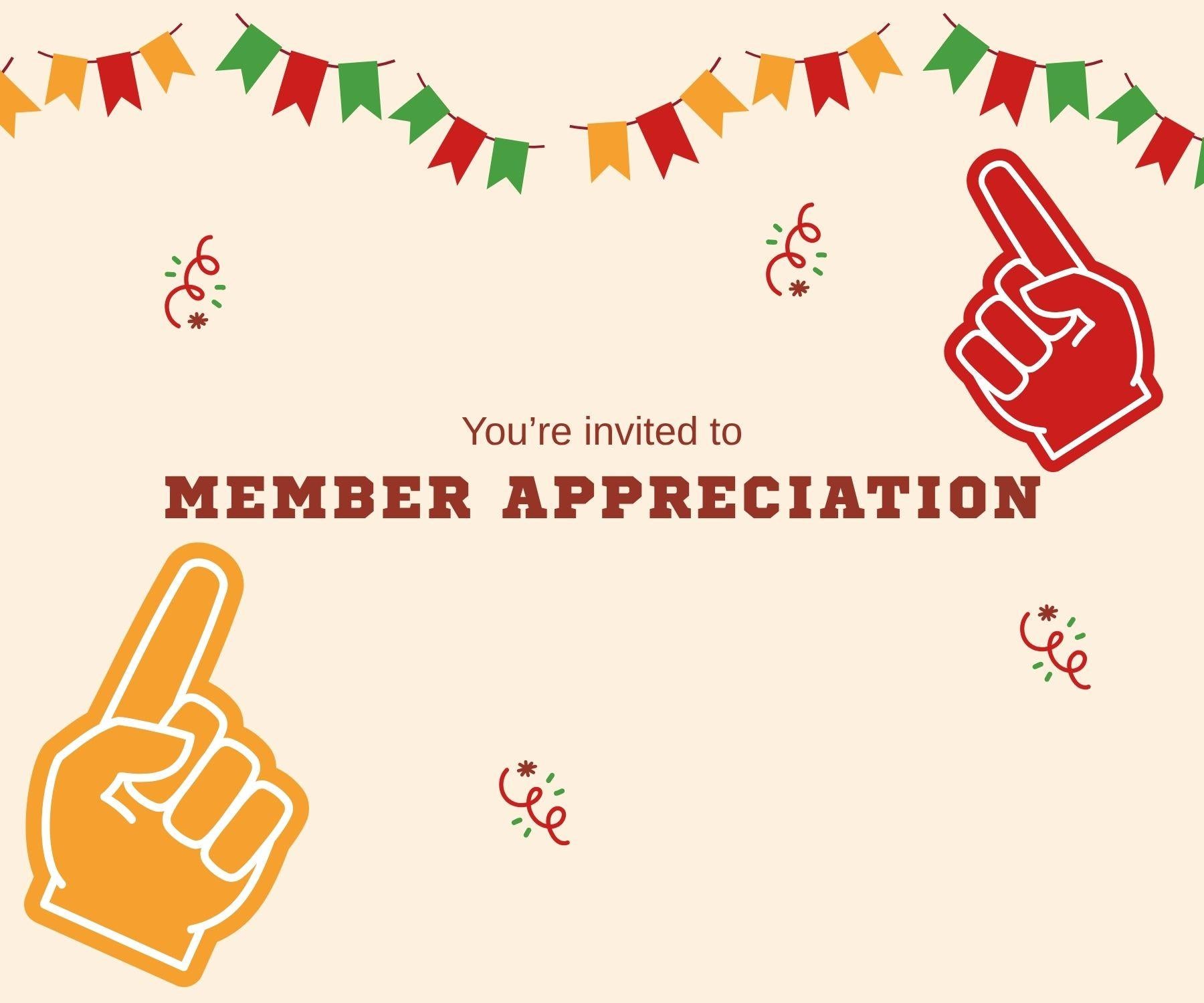 Member Appreciation