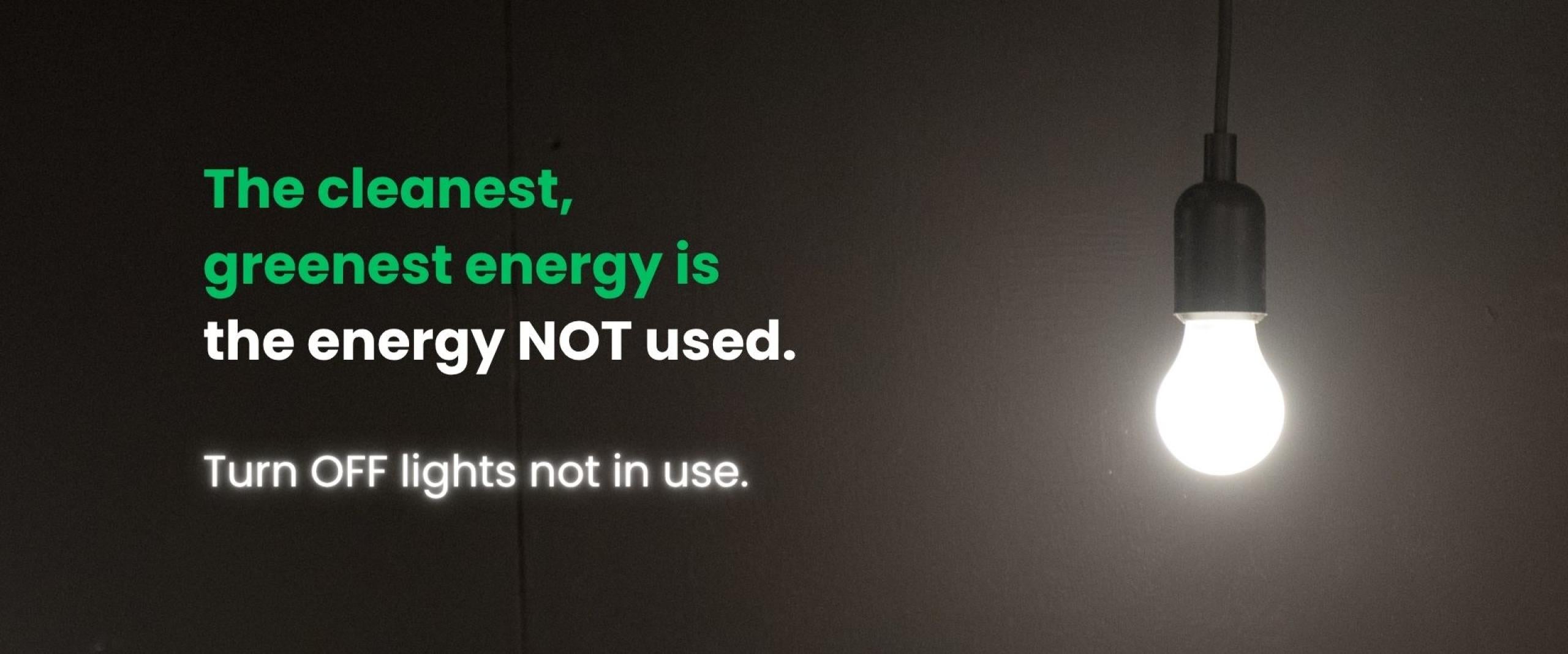 Turn Off Light Not In Use